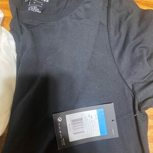 Men's Black and White T-Shirt by Nike